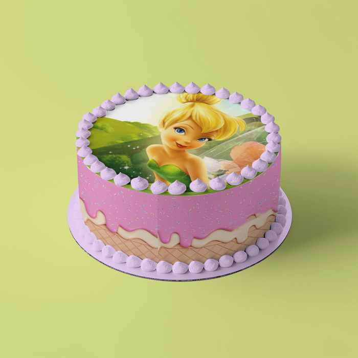 Tinker Bell Runde Tortenaufleger