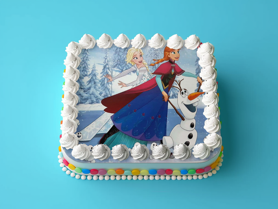 Anna, Elsa, Olaf, Eiskönigin Thema Tortenaufleger