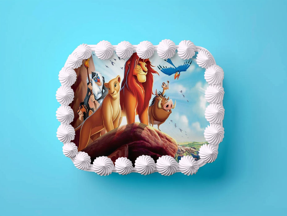 König der Löwen Tortenaufleger, Rechteckig