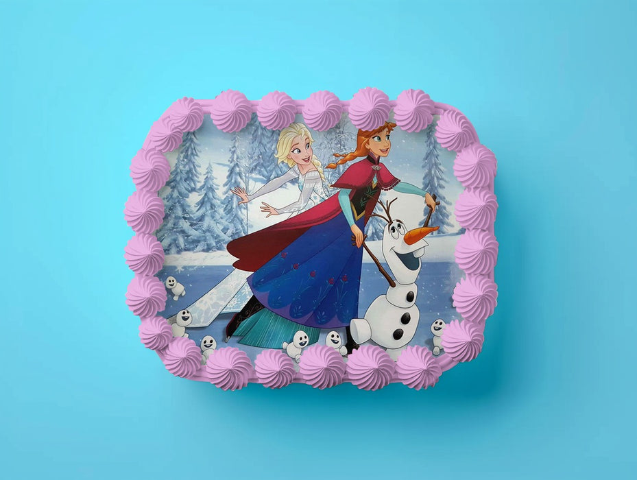 Anna, Elsa, Olaf, Eiskönigin Thema Tortenaufleger