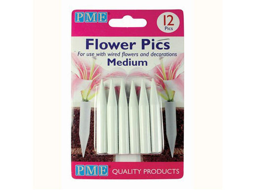 PME Blumenhalter Medium, 12 Stück - Tortendekoshop