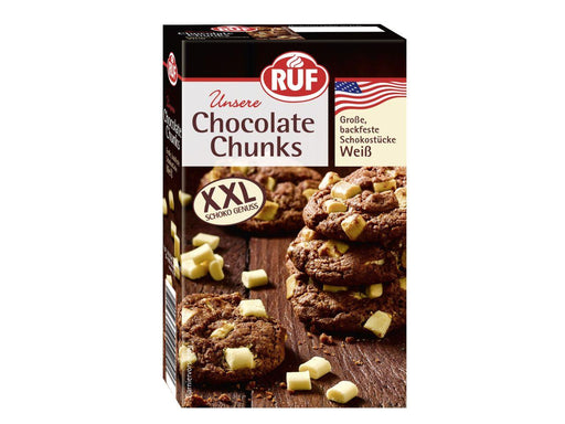 RUF Chocolate Chunks Weiß, 100g - Tortendekoshop