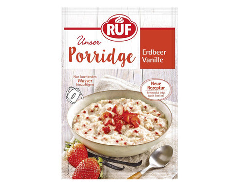 RUF Porridge Erdbeer Vanille, 65g - Tortendekoshop