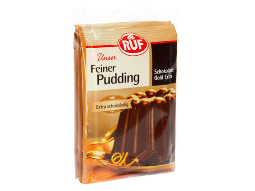 RUF Pudding Schokolade Gold 3er Pack, 3x46g - Tortendekoshop