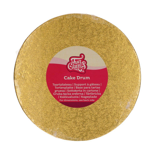 Tortenplatten rund, 20cm - Gold - Tortendekoshop