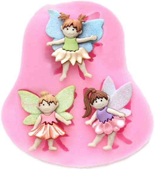 3er Mini Engel Silikonform - Tortendekoshop