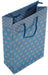 Blau gepunktete Geschenktüte, 11x17cm - Tortendekoshop