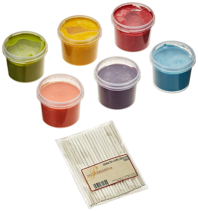 Cake Pop Set Rainbow - Tortendekoshop