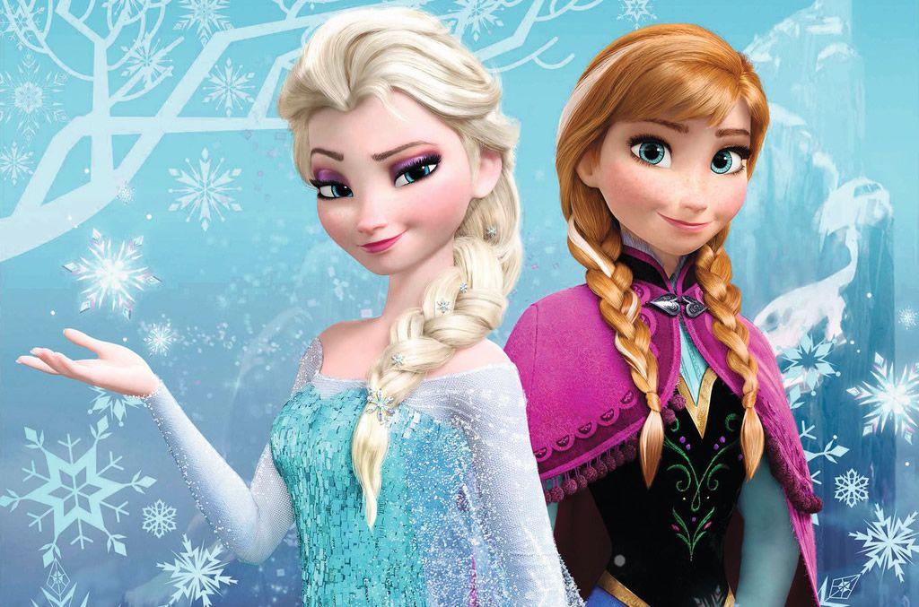 Elsa, Anna, Eiskönigin Tortenaufleger, Rechteckig - Tortendekoshop