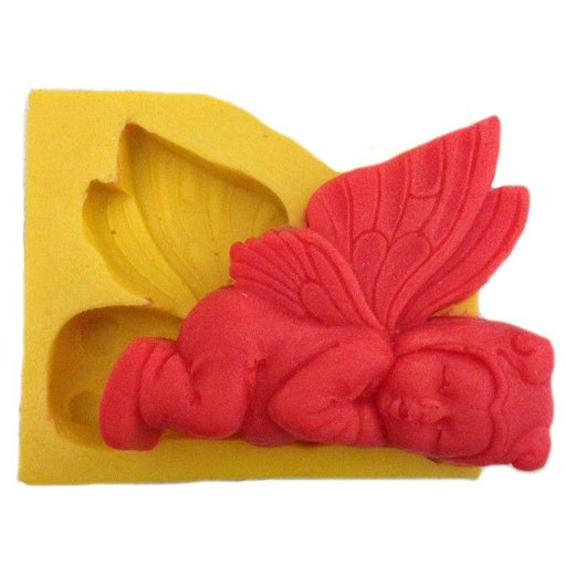 Engel Baby Schlafende Silikonform - Tortendekoshop