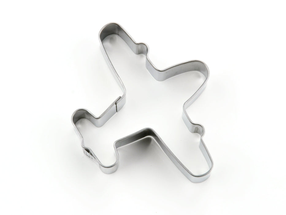 Flugzeug Ausstechform, Edelstahl - Tortendekoshop