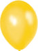 Gelb Metallic Luft Ballon - Tortendekoshop