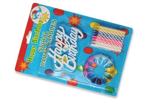 Happy Birthday Kerzen Set - Tortendekoshop