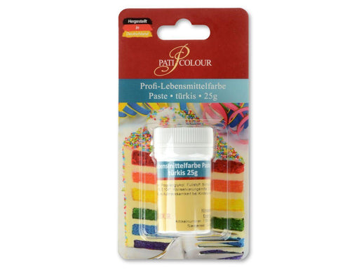 Lebensmittelfarbe Paste türkis, 25g - Tortendekoshop