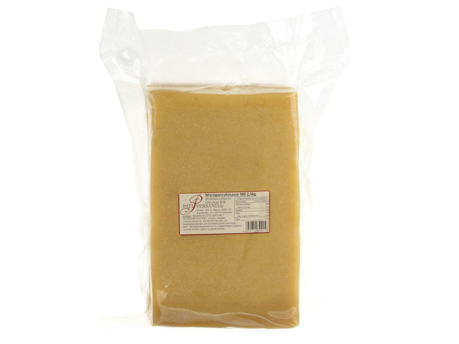 Marzipanrohmasse M0, 2,5kg - Tortendekoshop