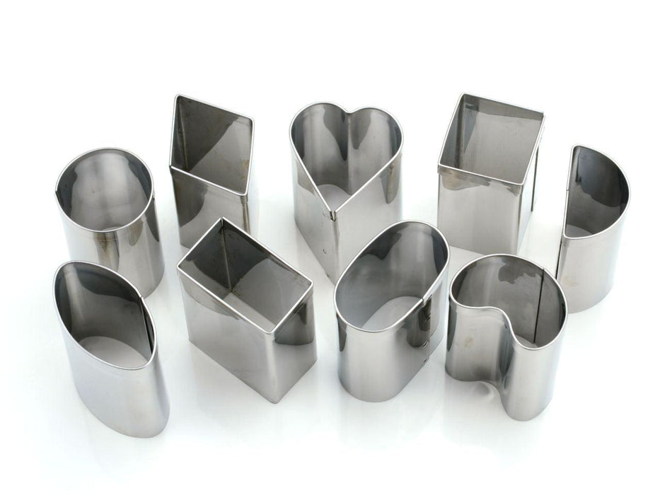 Petit Fours Ausstecher Set, 9-teilig - Tortendekoshop