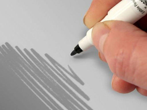 Rainbow Dust Food Art Pen Silbergrau - Tortendekoshop