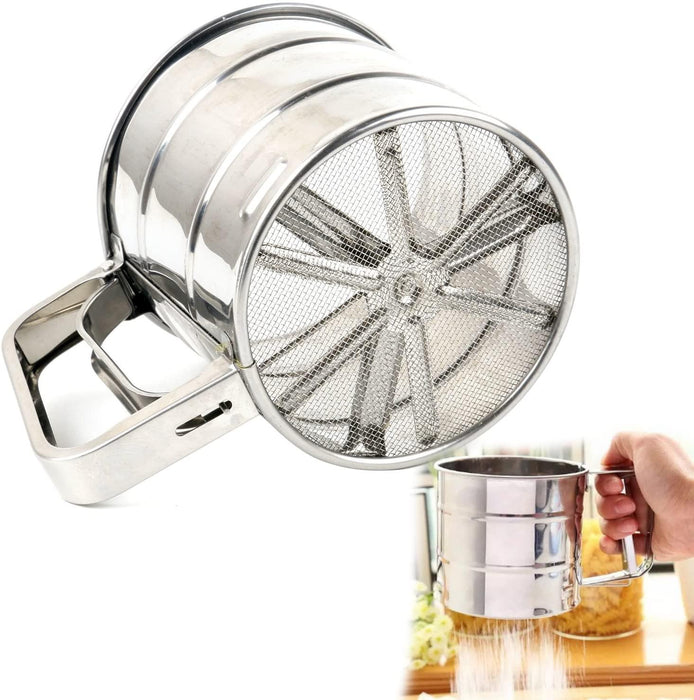 Sieb für Mehl, Kakao, Puderzucker - Tortendekoshop