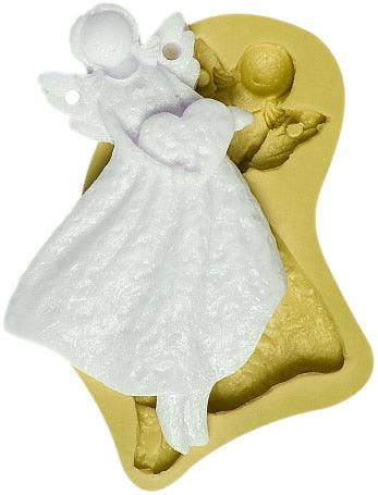 Silikon Engel Mädchenform - Tortendekoshop