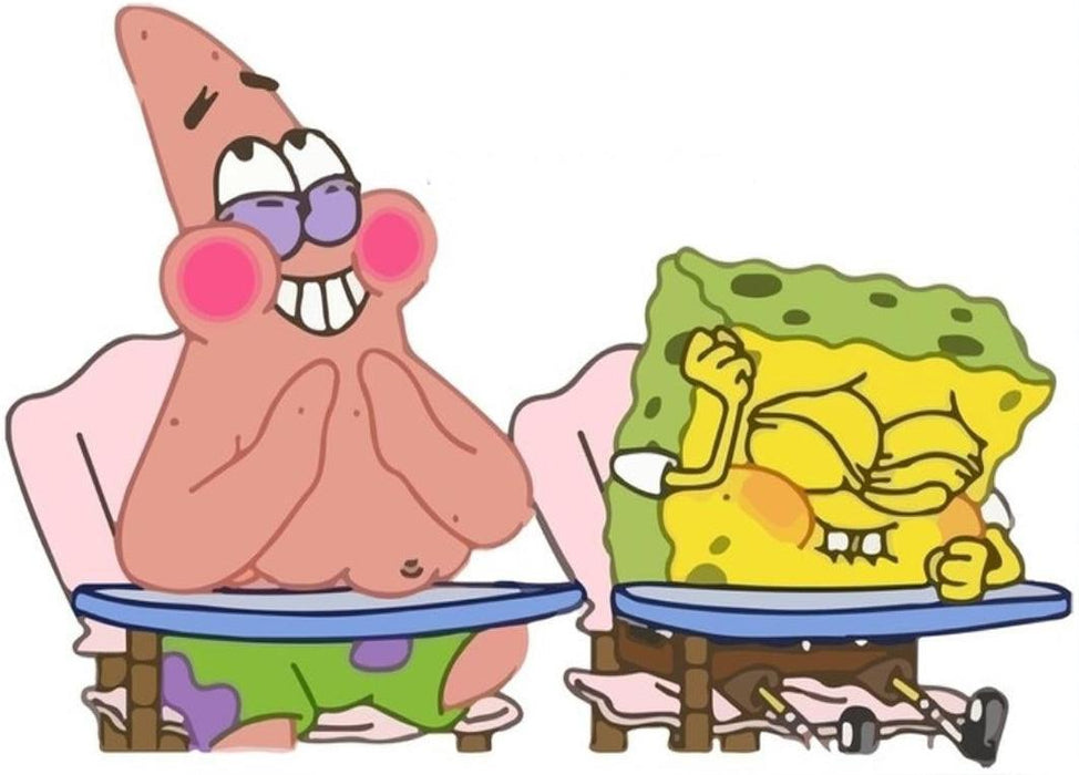 Spongebob Tortenaufleger, Rechteckig - Tortendekoshop