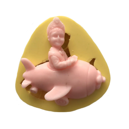 Sünnet Thema mit Flugzeug Silikonform - Tortendekoshop