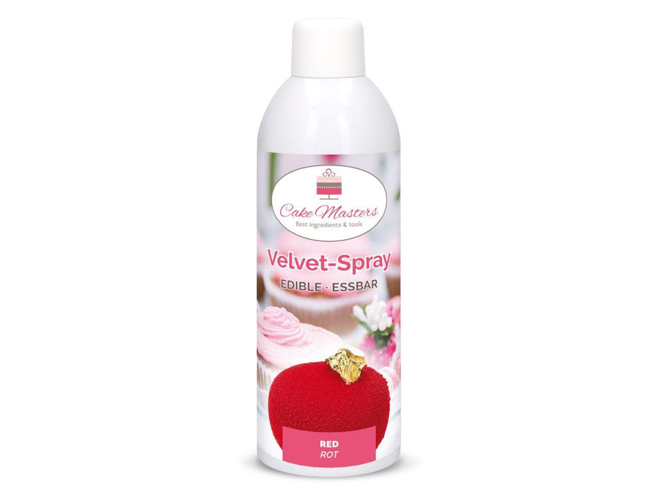 Velvet Spray Rot, 400ml - Tortendekoshop