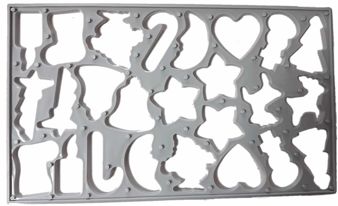 Weihnachten Figüren Plastik Keksform - Tortendekoshop