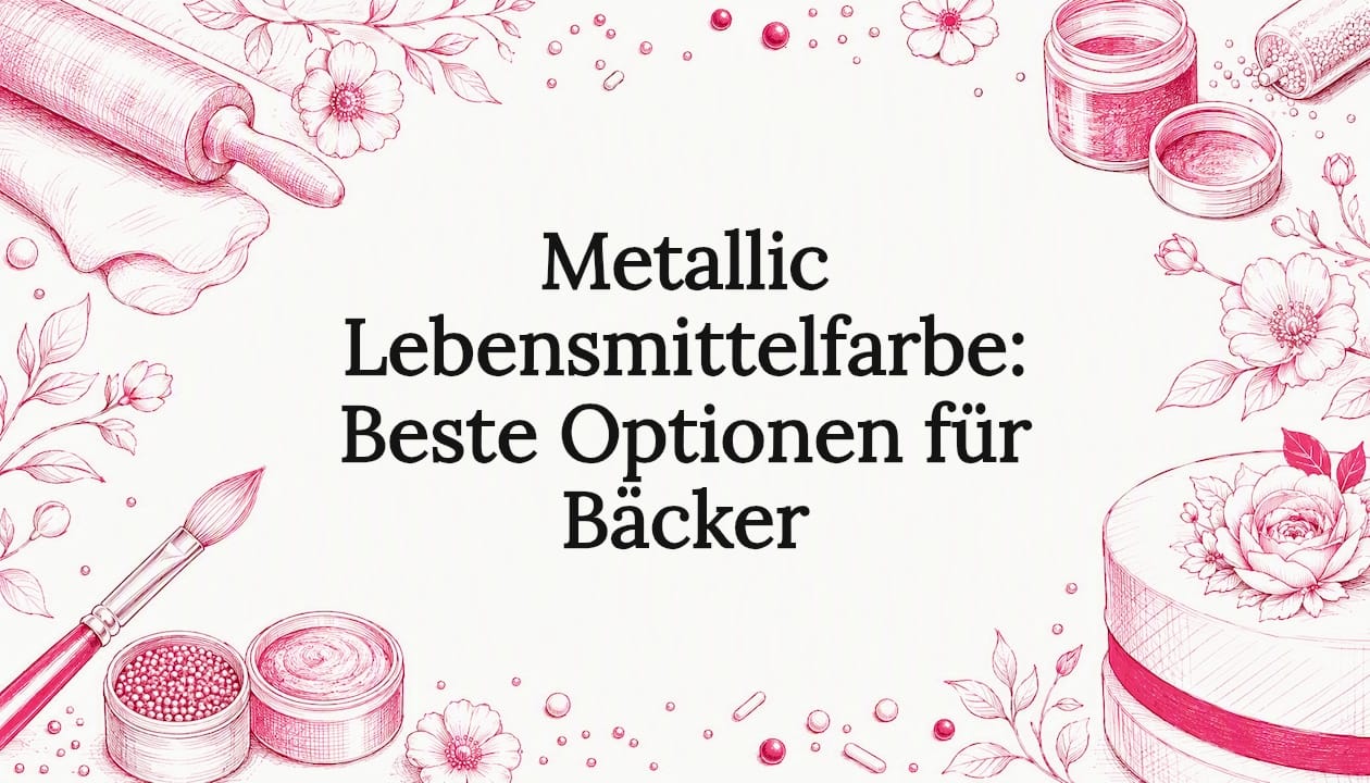 Stimmungsvolle Titelgrafik mit typischen Backutensilien als Blickfang
