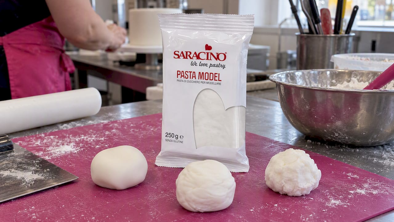 Modellierfondant mit Mustern anderer Zuckerarten