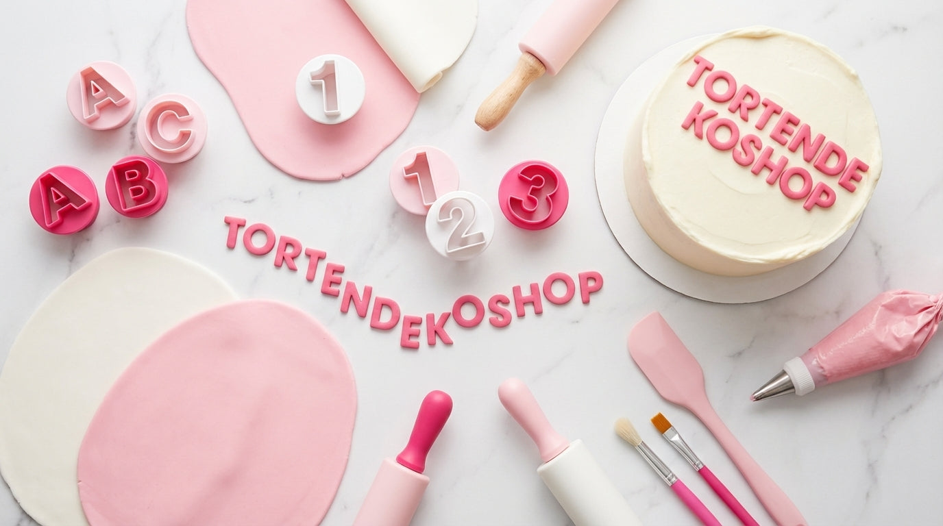 Buchstaben und Zahlen Ausstecher für Fondant Tortendeko – Tortendekoshop