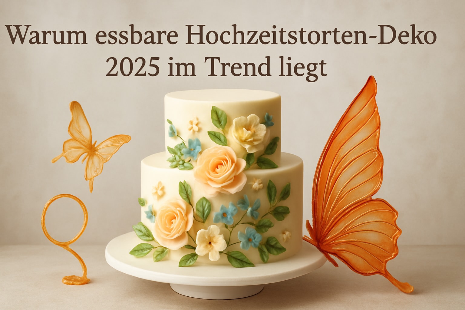 7 Kreative Hochzeitstorte Deko Essbar Ideen für 2025