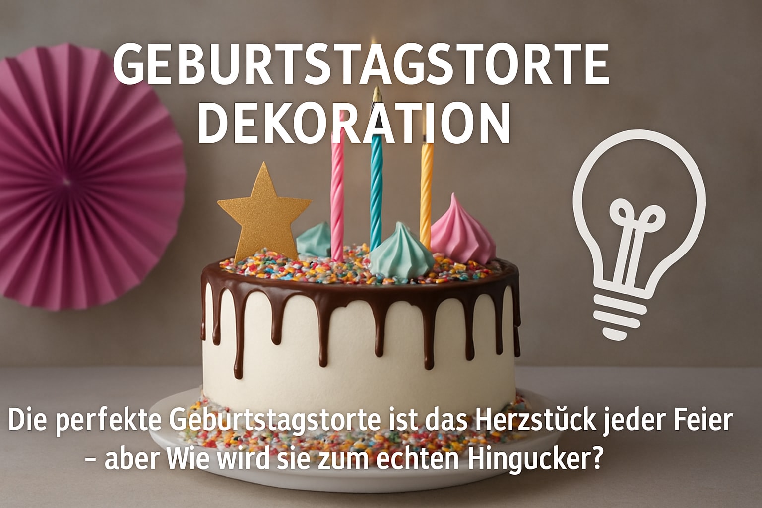 Geburtstagstorte Dekoration Guide: Kreative Ideen 2026