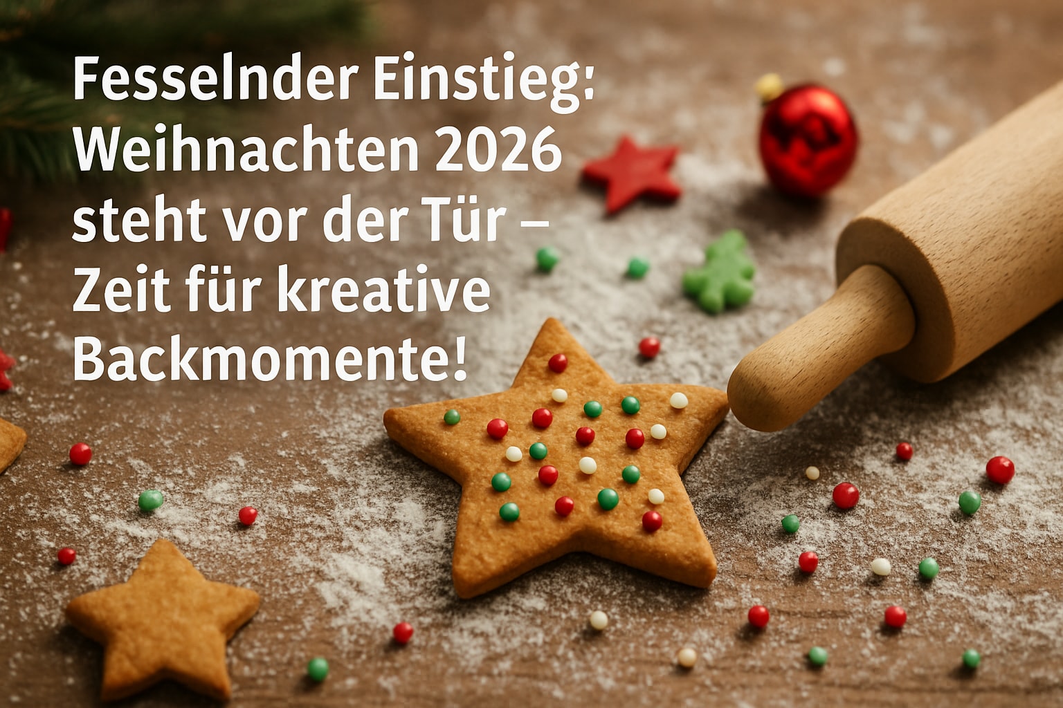 Streudeko Weihnachten Backen Guide: Kreative Ideen 2026