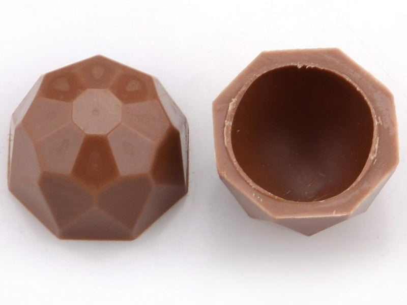 1 folie diamantschelpen, volle melk