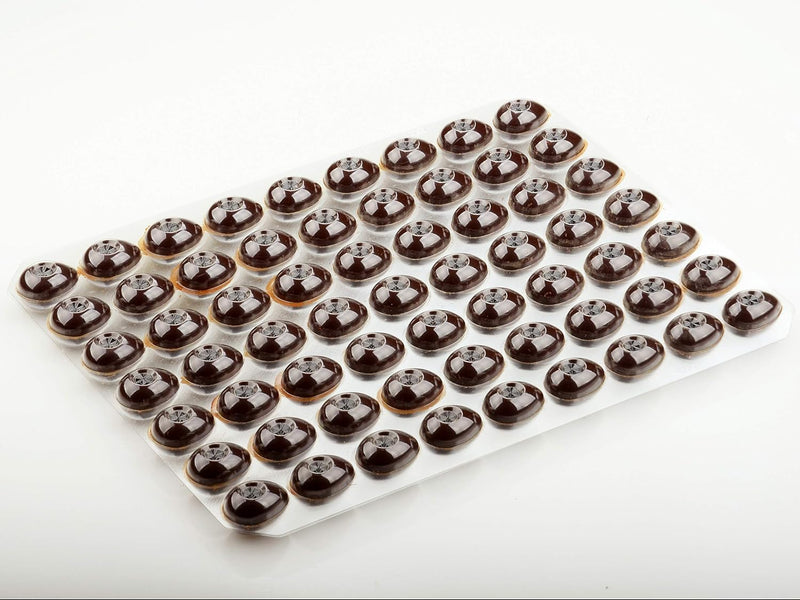 1 folie holle mini-eieren pure chocolade