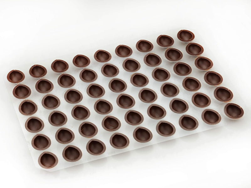 1 folie walnootschalen, pure chocolade