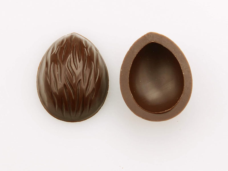 1 folie walnootschalen, pure chocolade