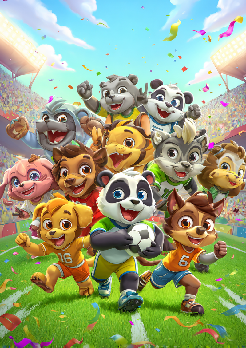 Anime-Fußballheld, Feuerball, Action-Motiv, Kindergeburtstag, Rechteckig Tortenaufleger - 200.0 G