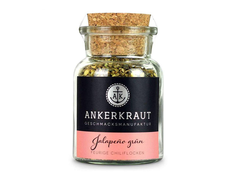 Ankerkraut Jalapeño grün, geschrotet, 45g - Tortendekoshop