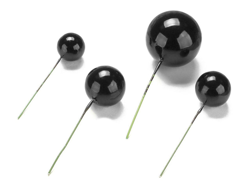 Bubbles Einstecker schwarz, 20 Stück - Tortendekoshop