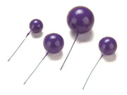 Bubbles Einstecker violett, 4 Stück - Tortendekoshop