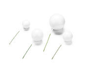 Bubbles Einstecker weiß, 4 Stück - Tortendekoshop