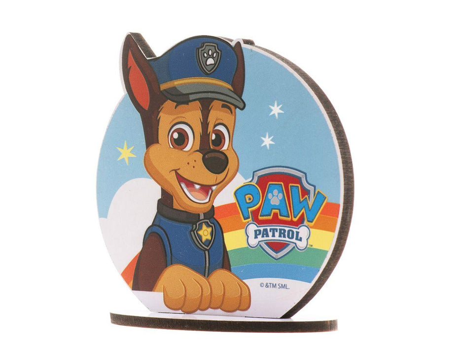 Cake Topper Chase Paw Patrol, 12x12,5cm - Tortendekoshop