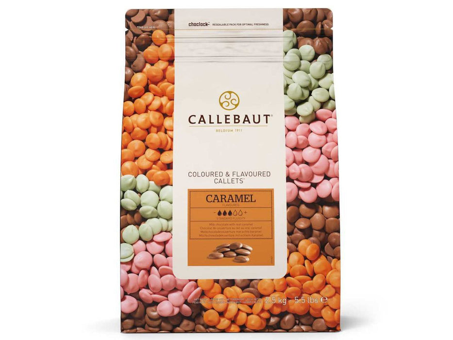 Callebaut Callets Karamell, 2.5kg