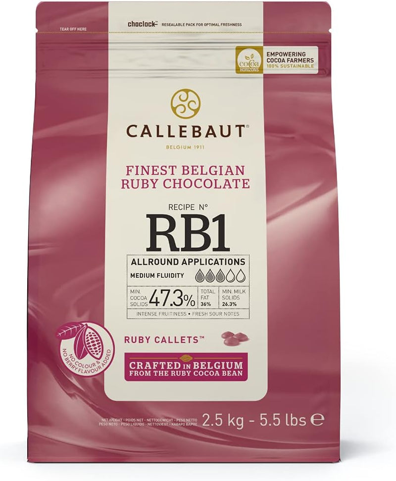 Callebaut Ruby Chocolade, 1kg
