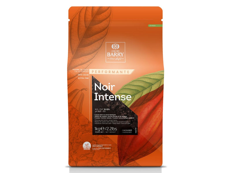 Cacao Barry Noir Intense zwarte cacaopoeder, 1kg