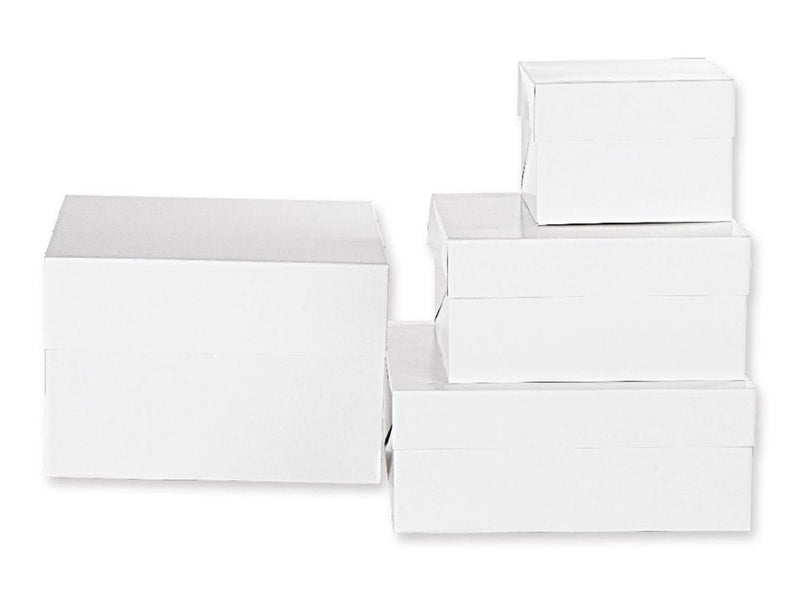 Decora Tortenkarton extra hoch, weiß, 31x31x30 - Tortendekoshop