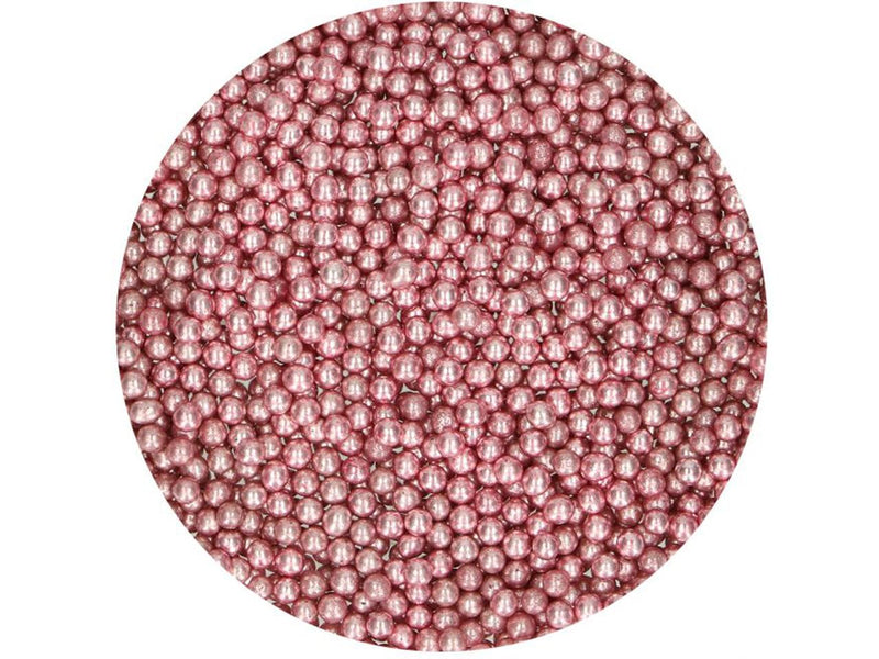 FunCakes Zuckerperlen Metallic Pink, 80g