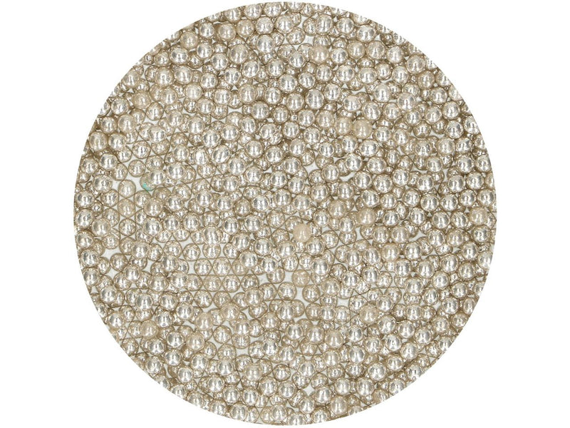 FunCakes Zuckerperlen Metallic Silber, 80g