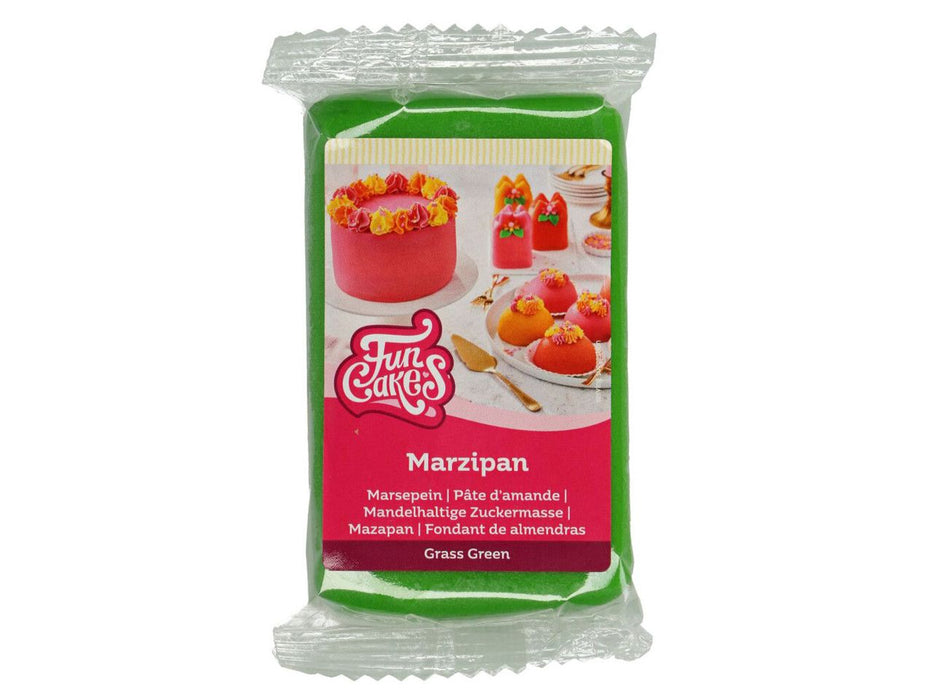 FunCakes Buntes Marzipan Grasgrün, 250g